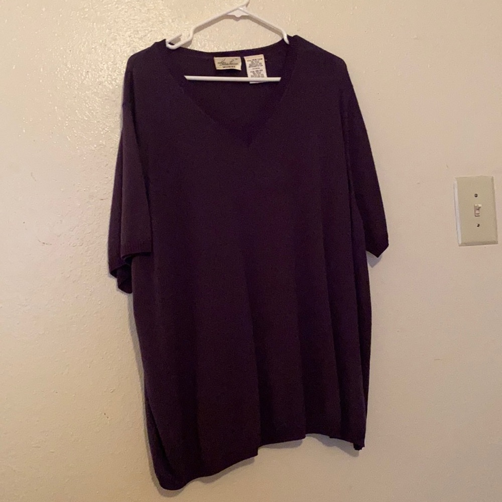 Knit shirt and skirt set
